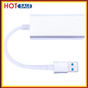 USB To Ethernet Adapter 1000Mbps USB To Rj45 Lan Ethernet Adapter for Laptop PC - Afbeelding 1 van 12
