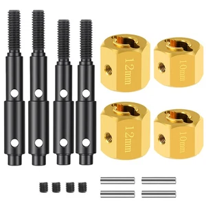 Hex Adapter Räder Sechskantnabe 8/10/12 mm Verlängerung  Für 1/10 Redcat Ascent - Picture 1 of 48