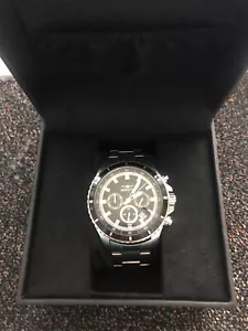 INVICTA 200M mens watch pro diver black Chronograph Model 12454 Beauty New Batt - Picture 1 of 12