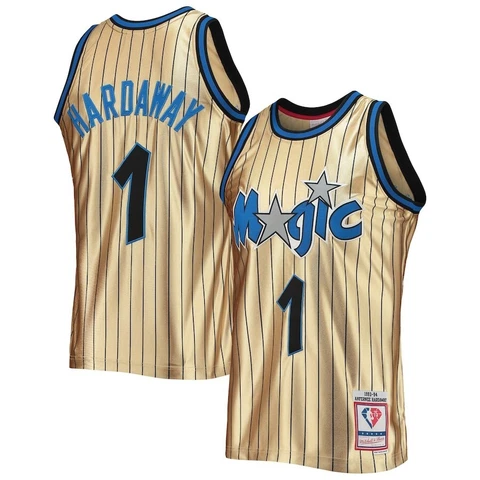 NEW Penny Hardaway Orlando Magic Mitchell & Ness 75th Edition Jersey Mens M $175 Cover