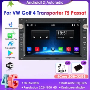 Autoradio CarPlay per VW Passat B5 Golf IV MK4 Sharan Polo T4 T5 navigatore satellitare WIFI BT - Foto 1 di 22