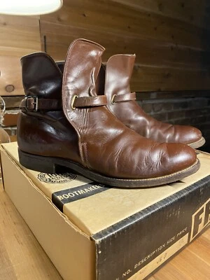 Botas de Colección Frye con Hebilla al Tobillo, 7.5 Hombre Cuero Marrón en Caja Original Foto 1 de 4