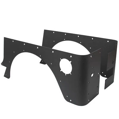 For Jeep Wrangler TJ 97-06 51-0043 Rear Corner Rocker Guards Body Armor Textured - Image 1 of 4