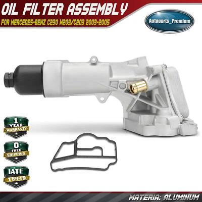 Carcasa del filtro de aceite del motor para Mercedes-Benz C230 W203/C203 2003 2004 2005 1,8 L Foto 1 de 4