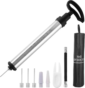 Pump, Air Ball Pump Inflator Kit with 03 Needles, Portable Hand, Nozzle, Extensi - Picture 1 of 12
