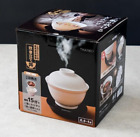 THANKO 2 tier Super High Speed Rice Cooker Donburi Rice Bowl DNBRRCSWH New JAPAN