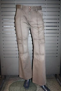 Vaqueros mavi RACHEL MLT BUFFY Washed Brown Worker marrón nuevos con bolsillos - Imagen 1 de 8
