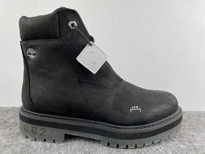Timberland x A-COLD-WALL ACW 6-Inch Side-Zip Black Boots Women's Size 7.5 NEW - Image 1 of 4
