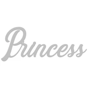 Decorazione Murale in legno Bambini Princess Scritte da parete Arredo Cameretta - Picture 1 of 20