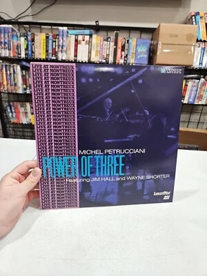 Michael Petrucciani Power of Three  Jim Hall  Wayne Shorter Jazz Music Laserdisc - Image 1 of 4