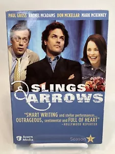 Slings & Arrows Season 1 DVD Mark McKinney Don McKellar Paul Gross Rachel McAdam - Imagen 1 de 4