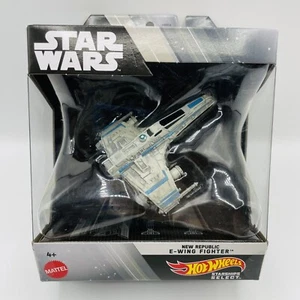 Hot Wheels Star Wars Raumschiffe Select New Republic E-Wing Fighter Vehicle #30 🔥 - Bild 1 von 4