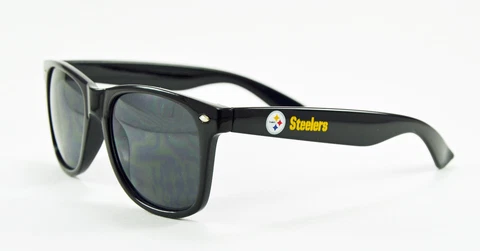 Pittsburgh Steelers Retro Sunglasses UVA 400 Lens NFL Football Beachfarer Style Cover