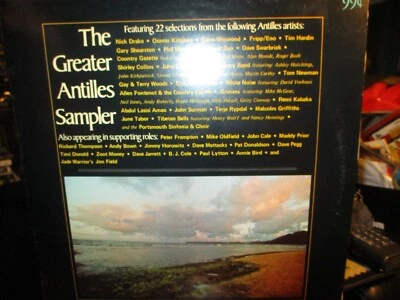 1977 GREATER ANTILLES SAMPLER LP Fripp/Eno Nick Drake John Cage Terje Rypdal NM - Image 1 of 4