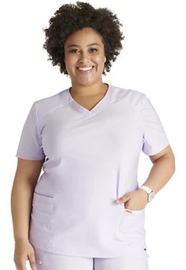 Top cuello en V Lavender Haze Cherokee exfoliantes en forma de V CK840 LVHA - Imagen 1 de 6