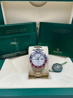 Rolex GMT Master II Pepsi oro blanco esfera meteorito 126719BLRO usado 2024 Foto 1 de 4