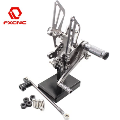 Fit Honda CBR954R CBR929RR 2000 - 2002 FXCNC 数控齿轮脚钉踏板支架 — 第 1/4 张图片