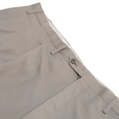 Kiton новый без ЯРЛЫКОВ плиссированные брюки размер 58 42 США твердый серый 100% шерсти - Изображение 1 из 4