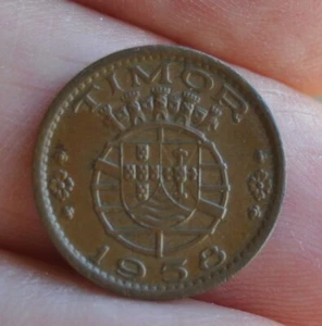 TIMOR . 10 CENTAVOS 1958 . SCARSE - Picture 1 of 2