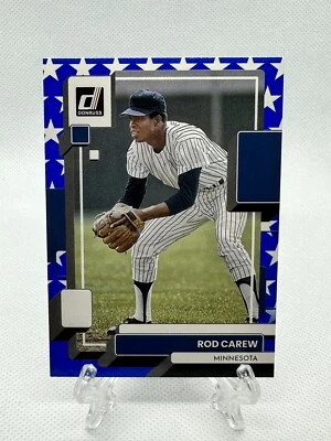 Бейсбольная карточка Род Кэрью 2022 Panini Donruss Baseball Independence Day Stars SP NO178 Twins HOF - Изображение 1 из 2