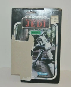 Vintage Star Wars Card Back Biker Scout Il Ritorno dello Jedi Kenner 1983 Aa2 - Foto 1 di 6