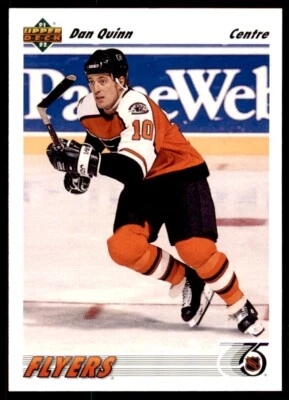 1991-92 Upper Deck French Dan Quinn . Philadelphia Flyers #563 - Image 1 of 2
