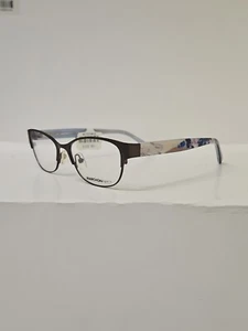 Marchon NYC Eyeglasses Frames ANNISA 210 54-17-140 Brown Few Small Scratches - Picture 1 of 11