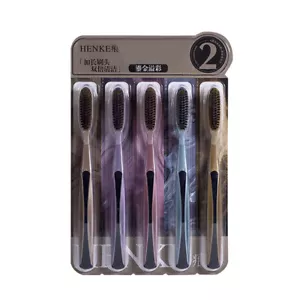 5Pc Deep Clean Toothbrush Soft Bristle Long Head Toothbrush Oral Cleaning Beauty - Picture 1 of 18