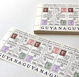 Guyana 1983 Sc#713 a-d 100 Full sheets MNH 125th Anniv. British stamps CV1875$ - Picture 1 of 3