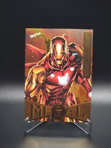 Iron Man 2021 Upper Deck Skybox Metal Universe Gold Marvel Spider-Man #36