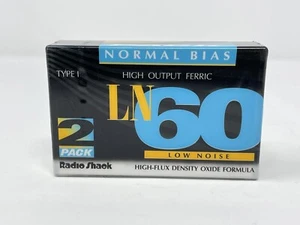 Radio Shack Normal Bias Ln 60 High Flux Density Cassette 2 Pack Low Noise - Bild 1 von 3