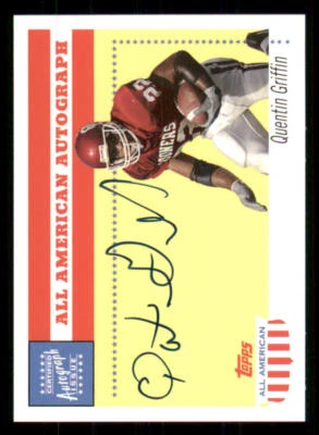 2003 Topps All American AUTO #AAQG Quentin Griffin H - Image 1 of 2