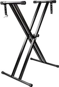 Double Braced Adjustable Keyboard Stand with Locking Straps - Afbeelding 1 van 9