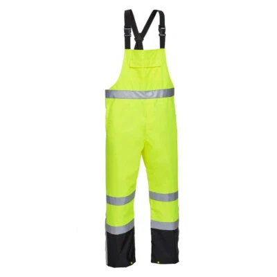 Mono con tirantes John Deere para hombre XL amarillo seguridad HI-VIS impermeable ANSI clase III Foto 1 de 4