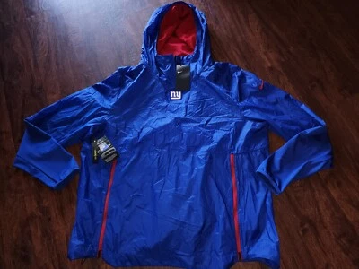 CHAQUETA JERSEY HOMBRE NEW YORK GIANTS NIKE ROYAL SIDELINE ALPHA FLY RUSH EN... Foto 1 de 4