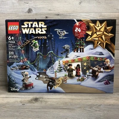 LEGO STAR WARS ADVENT CALENDAR #75366 NEW SEALED 24 Gifts Ewok Palpatine RETIRED - Image 1 of 4