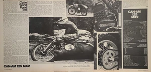 1975 Can Am 125 MX2 6pg Motorcycle Test Article - Picture 1 of 1