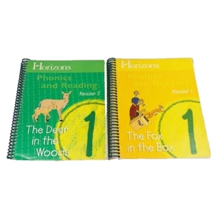2 lot Horizons: Student Reader 1 Fox in the Box; Deer in the Woods Home School - Picture 1 of 21
