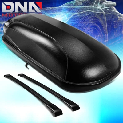 PARA HONDA ODYSSEY 2005-2010 BARRA TRANSVERSAL DE RIEL DE TECHO + CAJA DE CARGA PORTAEQUIPAJES CON LLAVES Foto 1 de 4