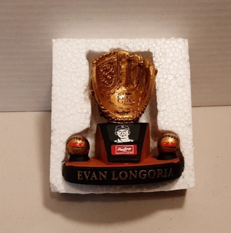 TAMPA RAYS BASEBALL EVAN LONGORIA 3  2010 Replica Gold Glove  SGA Cover