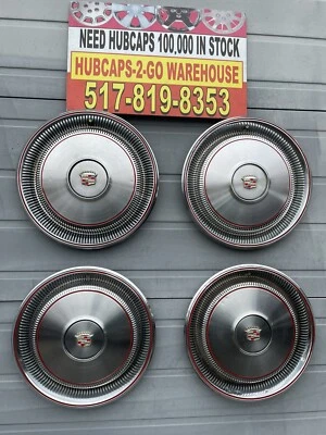 Cadillac Deville Fleetwood 1970 sedán de 15"" Deville. Hermoso juego de acero inoxidable raro Foto 1 de 4