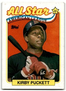 1989 Topps All Stars Kirby Puckett Minnesota Twins #403