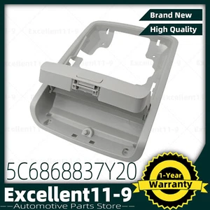 Gray Roof Overhead Console with Glasses Holder For VW Jetta Passat 5C6868837Y20 - Picture 1 of 7