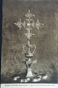 ANTIGUA POSTAL BARCELONA LIGNUM CRUCIS  IGLESIA DEL PINO MUMBRU POSTCARD CC04153 - Picture 1 of 1