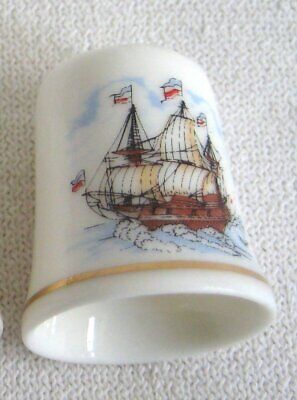 Fingerhut-marítimo-barco-data Motivo 3-porcelana-Deutsches Diseño Del Producto • 5.30€