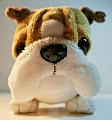 Ganz Webkinz Stuffed Bulldog Toy Animal No Code HM126 - Image 1 of 4