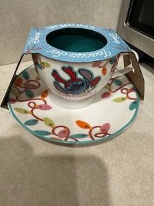 Disney Christmas Merry Stitchmas Teacup Set 6.7 oz - Picture 1 of 13