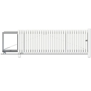 Schiebetore Hoftore Bausatz freitragend Einfahrtsschiebetor Zauntor Gartentor - Bild 1 von 15