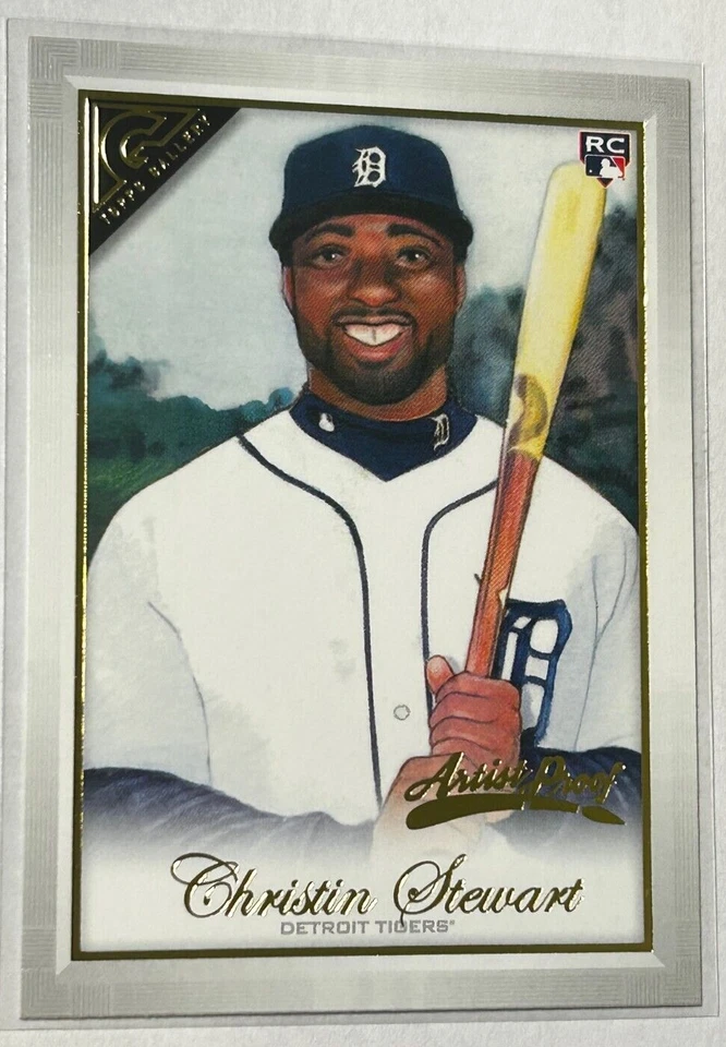 2019 Topps Gallery Artist Proof Christin Stewart RC #80 Detroit Tigers Rookie - Image 1 of 1