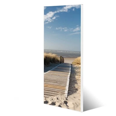 banjado Magnettafel 30x75cm Memoboard Metall Pinnwand Küche Dünen magnetisch - Bild 1 von 4